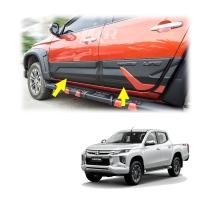 ราคา กาบข้างประตู คิ้วข้างประตู รุ่น 4ประตู สีดำด้าน สำหรับ มิตซูบิชิ Mitsubishi L200 ไทรทัน Triton 4Dr 4x4 ปี 2019 2020 (7335868887)