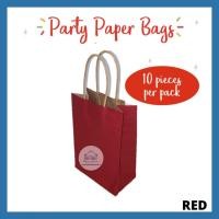 ราคา (สีแดง) ถุงกระดาษปาร์ตี้ (10 ชิ้นต่อแพ็ค) ถุงกระดาษ / กระเป๋า Goodies / งานเลี้ยงวันเกิด DIY Goodies กระเป๋า / เด็ก Goodies (52805489741)