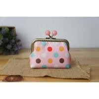 ราคา Polka Dot Brace Wallet / Coin Wallet / Card Wallet / Pink Brace Wallet (29214954953)