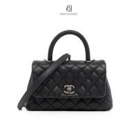 ราคา [ของแท้]CHANEL COCO 9.5" BLACK CAVIAR RSHWมีใบรับประกัน ตรวจสอบได้ทุกใบ ✅ (50653764955)