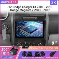 ราคา Android 14 Carplay For Dodge Charger LX 2005 - 2010 For Dodge Magnum 2 2003 - 2007 Car Radio Multim (48056792935)