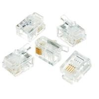 ราคา Di shop 50หัว หัวโทรศัพท์ 6P4C (RJ11 แบบ4เขี้ยว) Modular jack for TEL RJ11 (4853748660)