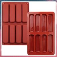 ราคา 2PCS Finger Biscuit Silicone Mould,8 Cavities Cereal Bars Baking Mould,Chocolate Bar Mold, for Cnady, Bread,Muffin,So (42953055285)