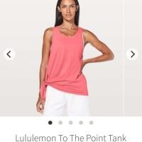 ราคา USED Lululemon size 4 เสื้อยืด ผูกข้าง ส่งฟรี ลทบ. (2707930128)