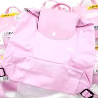 ราคา Longchamp le pliage backpack รหัส 1699 สี rose (ชมพูพาสเทล) การันตีของแท้ 100% (17897393170)