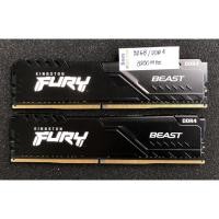 ราคา RAM (หน่วยความจำ) 32GB (16GBx2) DDR4 3200MHz KINGSTON FURY BEAST DDR4 มือสอง (28510885027)