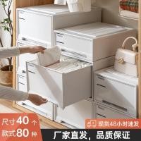 ราคา ลิ้นชักเก็บของแบบหนา กล่องเก็บของสไตล์ลิ้นชักสไตล์ญี่ปุ่น กล่องรองเท้า ตู้เก็บของในบ้าน ตู้เสื้อผ้า (44607503202)