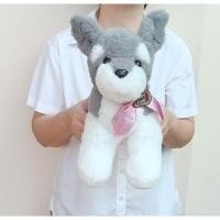 ราคา ตุ๊กตาสุนัขไซบีเรียนฮัสกี้ ขนนุ่ม รุ่น Hugfun Siberian Husky Dog Puppy Love Gray White ขนาด 12 นิ้ว (24316526400)