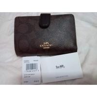 ราคา COACH F53562 กระเป๋าสตางค์ผู้หญิงมือ2 แท้100% กระเป๋าสตางค์coach (6601677933)