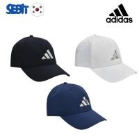 ราคา [Adidas] Metal Logo Cap หมวกแก๊ป ปรับสายได้ ทรงปีกโค้ง สีดำ กรมท่า ขาว (56557905984)