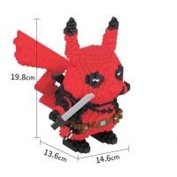 ราคา เลโก้นาโน Deadpool Pikachu(เดดพูล ปิกาจู) Size Jumbo (6487189397)