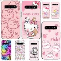 ราคา เคส สีดํา Samsung Galaxy S10 Plus / S10 4G เคสคิตตี้ เคสคิตตี้ iPhone เคส Kitty ซิลิโคน Tpu น่ารัก กวนๆ เรียบๆ เคสซิลิโคน @10003 (27180862730)