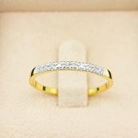 ราคา SK Jewelry แหวนแถว เพชร 10 เม็ดทองแท้ 9K (37.50%) สินค้ายอดนิยม สินค้าขายดี SK-R0025 (8648233240)