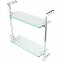 ราคา กระจกวางของ 2 ชั้น พร้อมราวกั้น- Hafele 499.98.005 (3168409313)