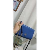 ราคา Tory Burch Chain wallet Woc มือ2แท้ สภาพดี ดูสวยถอดสายทำเป็นคลัชได้ size 7.5*5*0.5 " (54607281395)