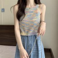 ราคา sale ‼️ เสื้อกล้ามสายเดี่ยว สีรุ้ง ลดสต๊อก ราคาถูก พร้อมส่ง (22977954375)