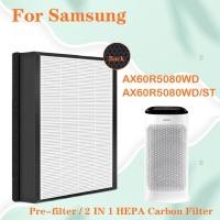 ราคา CFX-D100/GB สําหรับ Samsung Blue Sky AX5500 AX60R5080WD/ST เครื่องฟอกอากาศเปลี่ยน 2 in 1 HEPA คอมโพสิตและกําจัดกลิ่นกรอง CFX-D100D (49007940051)