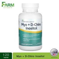 ราคา Fairhaven Health, Myo + D-Chiro Inositol, 120 Capsules (24159867957)