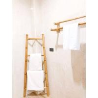 ราคา บันไดไม้ไผ่ ราวพาดผ้า บันได้แขวนผ้าขนหนู ในห้องน้ำ (29061933960)