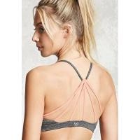 ราคา สปอร์ตบรา Forever21 Low impact Webbed Sport Bra (4315279515)