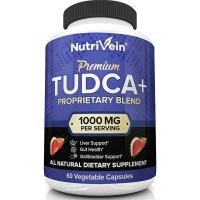 ราคา NutriVein TUDCA+ Proprietary blend 1000mg 60 Vegetable Capsules ล้างสารพิษ ฟื้นฟูตับ Milk Thistle Pterostilbene (21088352461)