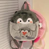 ราคา ♞,♘,♙กระเป๋าเป้สะพายหลังลายการ์ตูน Penguin สำหรับผู้หญิง กระเป๋าเป้สะพายหลัง jk เด็กผู้หญิงน่ารัก (25322527491)
