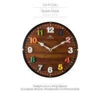 ราคา DIPOA Stylish Clock (WN207DB) นาฬิกาแขวนผนัง ดีไซน์เก๋ (22219066419)