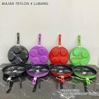 ราคา กระทะเทฟลอน 4 หลุม || TEFLON 4 HOLES ROUND & LOVE || กระทะเทฟลอนไม่ติด || กระทะทอดไข่ (56456248051)
