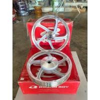 ราคา ล้อแม็ก Click 125i รุ่นเก่ามีสายไมล์ ขอบ 14 นิ้ว สีขาวปัดขอบเงา (24922418373)