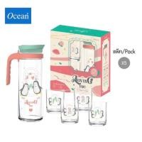 ราคา Ocean ชุดของขวัญ เหยือกน้ำและแก้ว แก้วโอเชียน เหยือกน้ำโอเชียน Family Set (40400587709)