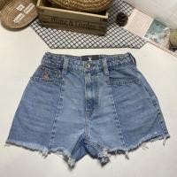 ราคา เกงยีนขาสั้นเอวสูง CC OO แท้ sz.xs ซื้อมา1,xxx (21961148570)