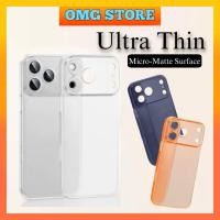 ราคา Ultra Thin PP Slim Case Cover Lens For iP Phone 17 Pro Max 17 Air Matte Cover Translucent Anti-Finger Print Case半超透明手机 (45607191468)