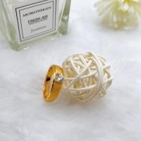 ราคา แหวนเกลี้ยงสีทองมีพลอยสีขาว งานทองเหลืองชุบ24k (13843889336)