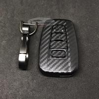 ราคา เคสกุญแจ พวงกุญแจ รีโมท Smart Key 4 ปุ่ม สีดำ เคฟล่า สำหรับ Toyota All New Camry Camry Hybrid 2019 2020 รุ่นล่าสุด (3512809378)