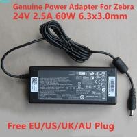 ราคา ของแท้ FSP060-RPAC 60W 24V 2.5A 6.3x3.0 มม.อะแดปเตอร์ไฟ AC สําหรับ Zebra GK420 GK420D GK420T PRINTER Series Power Supply Charger (29784296207)