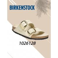 ราคา ♞,♘,♙ของแท้ 100% BIRKENSTOCK Arizona Big Buckle cream-coloured Fashion One-Strap Sandals - Women's (26191134102)
