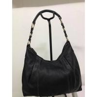 ราคา กระเป๋ามือสองราคาถูก ของแท้ ยี่ห้อ Olivia Lauren หนังแท้ สีดำ สภาพดี (13504236522)