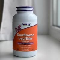 ราคา ⚡️พร้อมส่ง⚡️ของแท้ 100 %⚡️Now Foods, Sunflower Lecithin, 1,200 mg, 200 Softgels (3641839340)