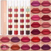 ราคา 5 In 1 ชุดลิปสติก เนื้อแมตต์ แถบคอมโบ กํามะหยี่ เซ็กซี่ สีแดง ลิปทินท์ ไม่ติดถ้วย ลิปกลอส ลิปออยล์ แต่งหน้า ริมฝีปาก ชุดเครื่องสําอาง (25000139154)