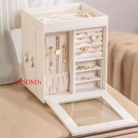 ราคา อัลสัน1หมุนกล่องเก็บเครื่องประดับ, ปู่ แนวตั้งกล่องแสดงเครื่องประดับ,อเนกประสงค์ฝุ่นความจุขนาดใหญ่ที่มีลิ้นชักแหวนสร้อยคอกล่องเก็บสร้อยข (28494381089)