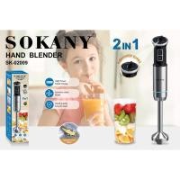ราคา SOKANY 1100W สแตนเลส เครื่องปั่นมือถืออเนกประสงค์ เครื่องปั่น เครื่องปั่นมือถือ hand blender (29129031210)