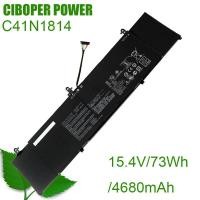 ราคา CP Laptop Battery 0B200-03120100 C41N1814 15.4V/73WH/4680mAh For ZenBook 15 Series UX533 UX533FD UX533FN RX533 RX533FD B (25586552401)
