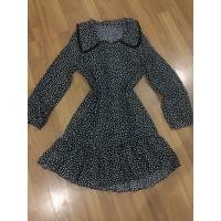 ราคา เดรสสีดำลายจุด เดรสมือสอง เดรสเสื้อผ้ามือสอง (3754290391)
