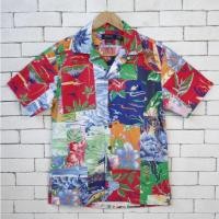 ราคา POLO RALPH LAUREN CLASSIC FIT PATCHWORK PRINT OXFORD SHIRT (40977521306)