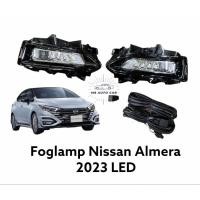 ราคา ไฟตัดหมอก สปอร์ตไลท์ Nissan Almera 2023 2024 โคม ฮาโลเจน และ led Foglamp Nissan New Almera (20591671722)