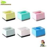 ราคา สว ที่ใส่ผ้าเช็ดปาก, กล่องทิชชู่ทรงสี่เหลี่ยมสีทึบ, กล่องกระดาษเช็ดมือพลาสติกทนทานใช้ในบ้าน (54557338249)