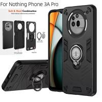 ราคา Nothing Phone 3A Pro Armor เคสโทรศัพท์กันกระแทกสําหรับ Nothing Phone 3A Pro Soft TPU Frame Hard Plastic Protective Back Cover (57606162507)