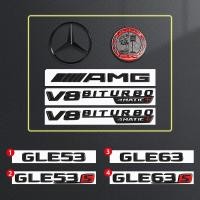 ราคา เหมาะสําหรับ Mercedes-Benz Mercedes-Benz GLE53 GLE63S Tail Label ป้ายรถ V8BITURBO 4MATIC ดัดแปลงสีดํา Samurai Label (40429201367)