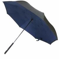 ราคา TOMBOL Plain Dark Blue Inverted Umbrella / kazbrella (มีปุ่มล็อค) (58057713677)