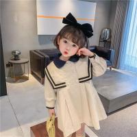 ราคา สไตล ์ ทหารเรือเด ็ กผู ้ หญิงชุดแฟชั ่ นลําลองปกแขนยาวเด ็ กชุด 0-4Y (26101966223)